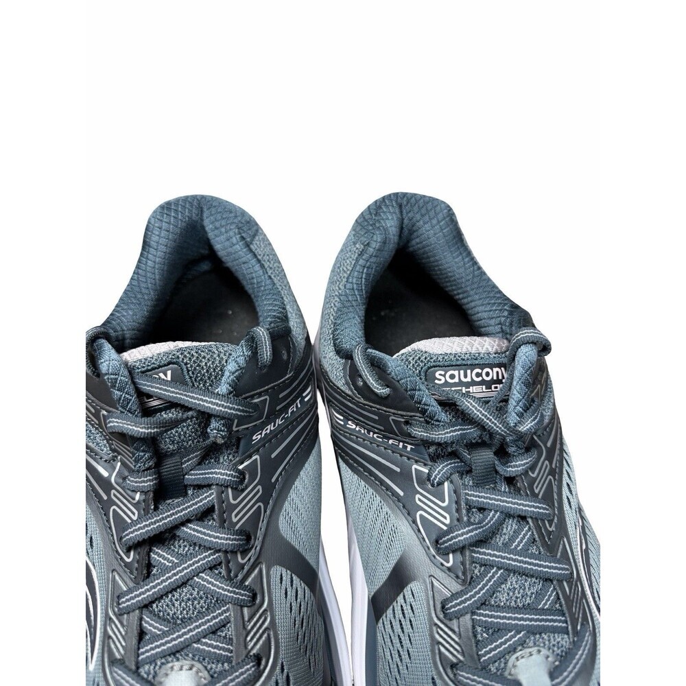 Saucony Echelon 7 Slate Gray Pink Running Shoes Womens Size 11.5 Wide Walking - Picture 8 of 12